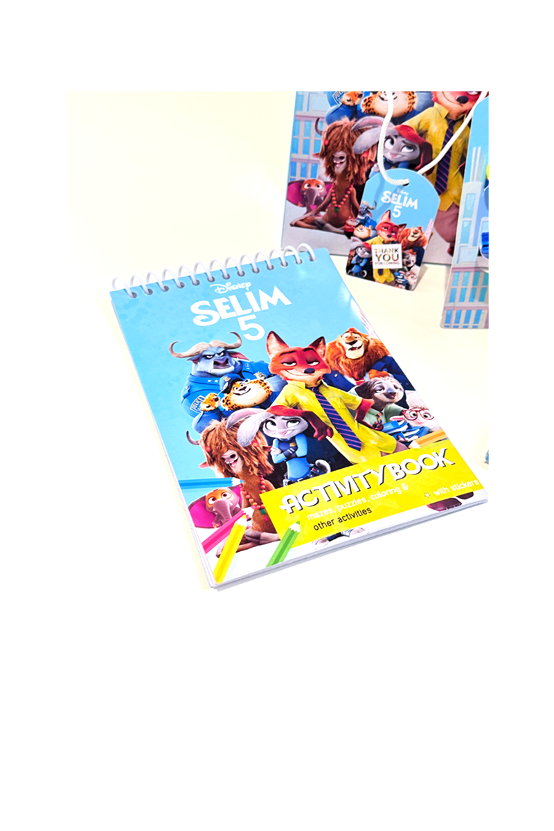 Activity Book A5 - personalized party favor, Cairo Egypt