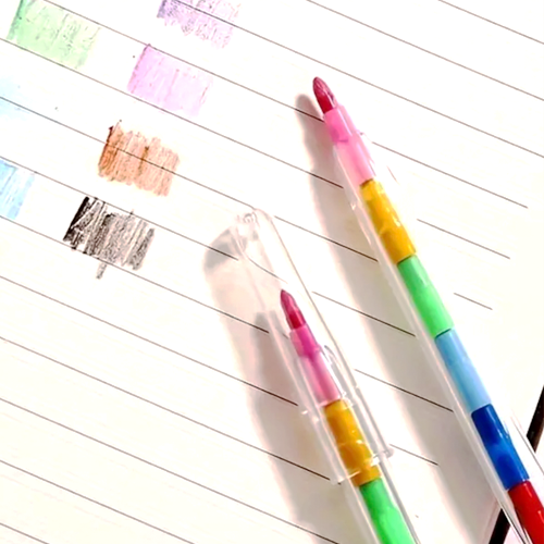 Stackable 12-Color Crayon - personalized party favor, Cairo Egypt
