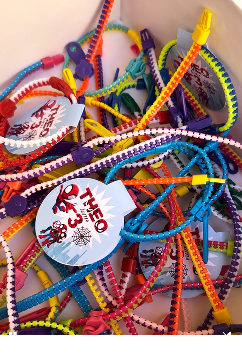 Zipper Bracelet - personalized party favor, Cairo Egypt